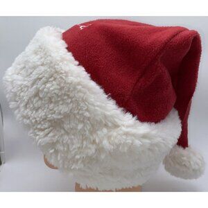 Pottery Barn Adult Santa Hat Christmas Holiday Monogrammed Mia Fleece Xmas